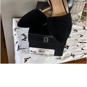 Naturalizer Womens Samantha Comfortable Pointed Toe D'Orsay Slip On Ballet Flat